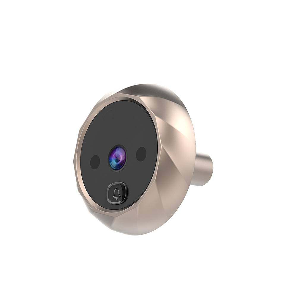 2.8 Inch Night Vision Visual Doorbell with Built-in Memory Camera for Taking Photos Circulating Storage Digital Electronic Cat Eyes DD1