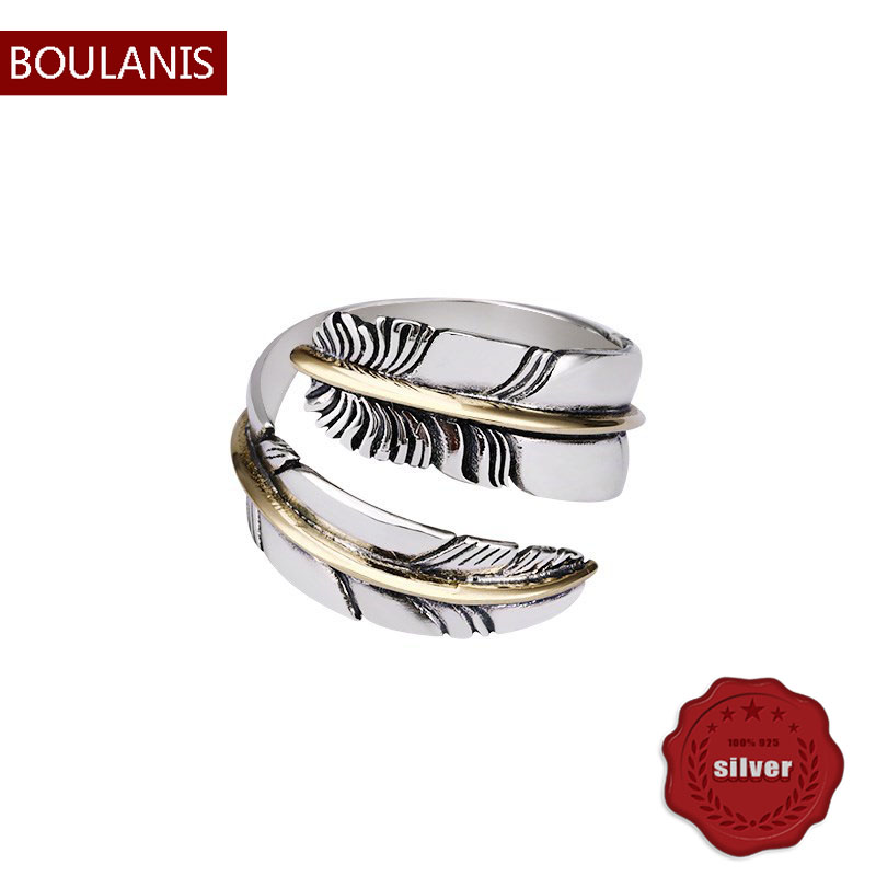 S925 Sterling Silver Ring Personalized Opening Fashion Feather Handcrafted Retro Style Couple Jewelry Lover Gift
S925 Sterling Silver Ring Personalized Opening Fashion Feather Handcrafted Retro Style Couple Jewelry Lover Gift