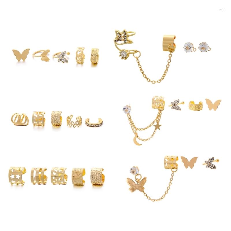 Backs Earrings Ear Cuff Circle Clip Chain Stud Earring Alloy Material For Daughter Girl Birthday Valentine's Day Gift
Backs Earrings Ear Cuff Circle Clip Chain Stud Earring Alloy Material For Daughter Girl Birthday Valentine's Day Gift
