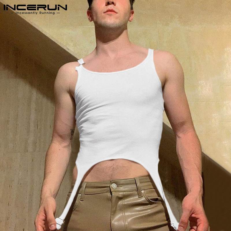 Men's Tank Tops Fashion Solid Color O-neck Sexy Sleeveless Irregular Vests Streetwear Casual Vacation 5XL INCERUN 7 230414, Black
Men's Tank Tops Fashion Solid Color O-neck Sexy Sleeveless Irregular Vests Streetwear Casual Vacation 5XL INCERUN 7 230414, Black