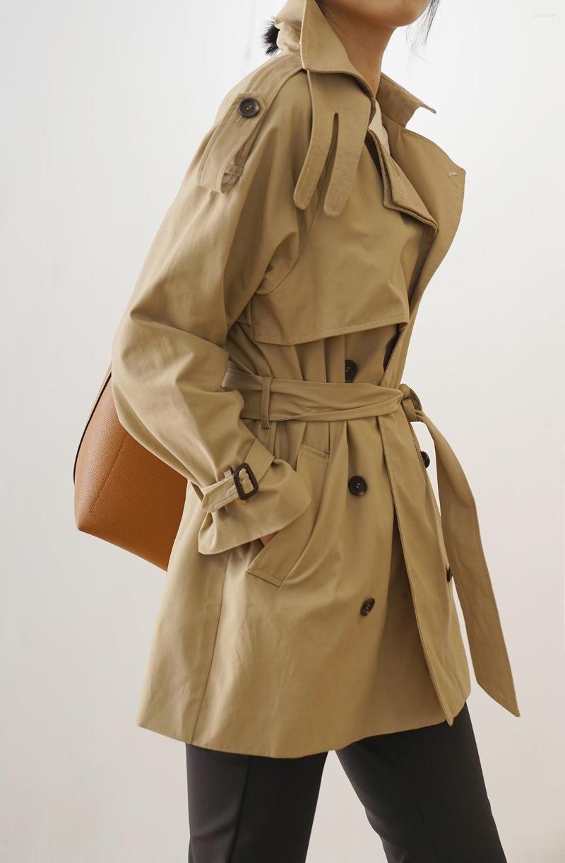 Women' Jackets 2023 Spring And Autumn Loose Medium Long Waisted Cotton Khaki Coat Top
Women' Jackets 2023 Spring And Autumn Loose Medium Long Waisted Cotton Khaki Coat Top