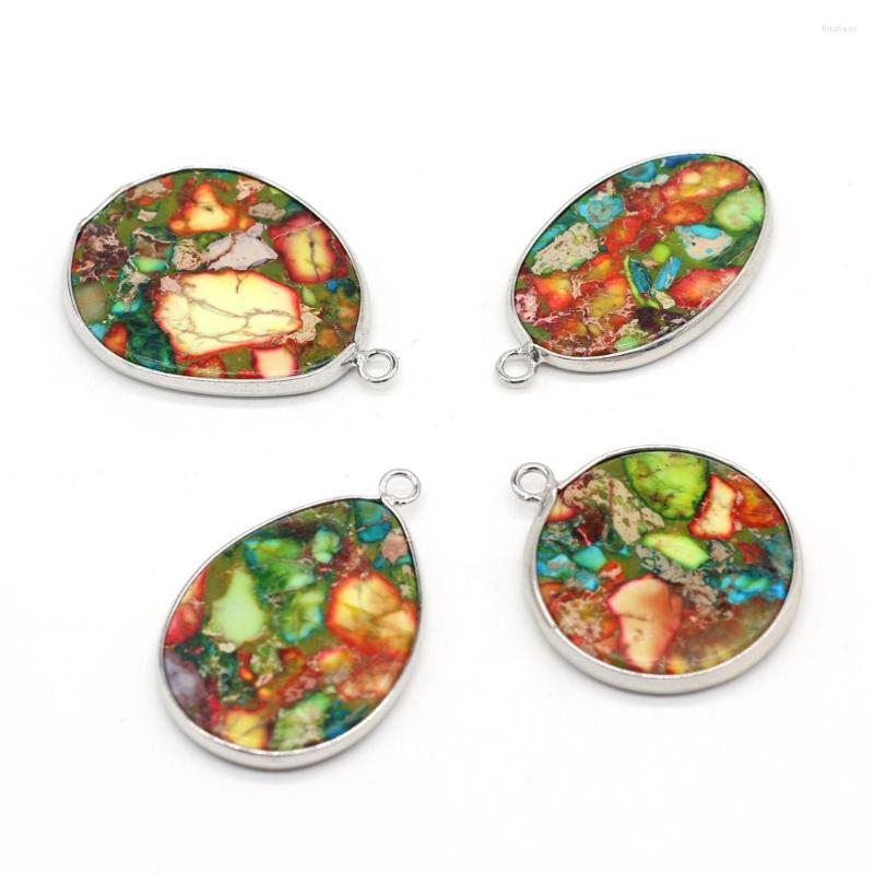 Pendant Necklaces Wholesale Natural Semi-precious Stone Emperor Silver-plated Oval Round Charm For Jewelry Making DIY Necklace Accessorie
Pendant Necklaces Wholesale Natural Semi-precious Stone Emperor Silver-plated Oval Round Charm For Jewelry Making DIY Necklace Accessorie