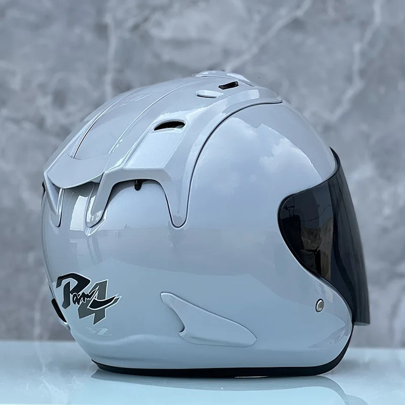 Cycling Helmets Open Face Motorcycle helmet 34 Ram4 GREY Riding Motocross Racing Motobike Helmet Casco De Motocicleta 231113