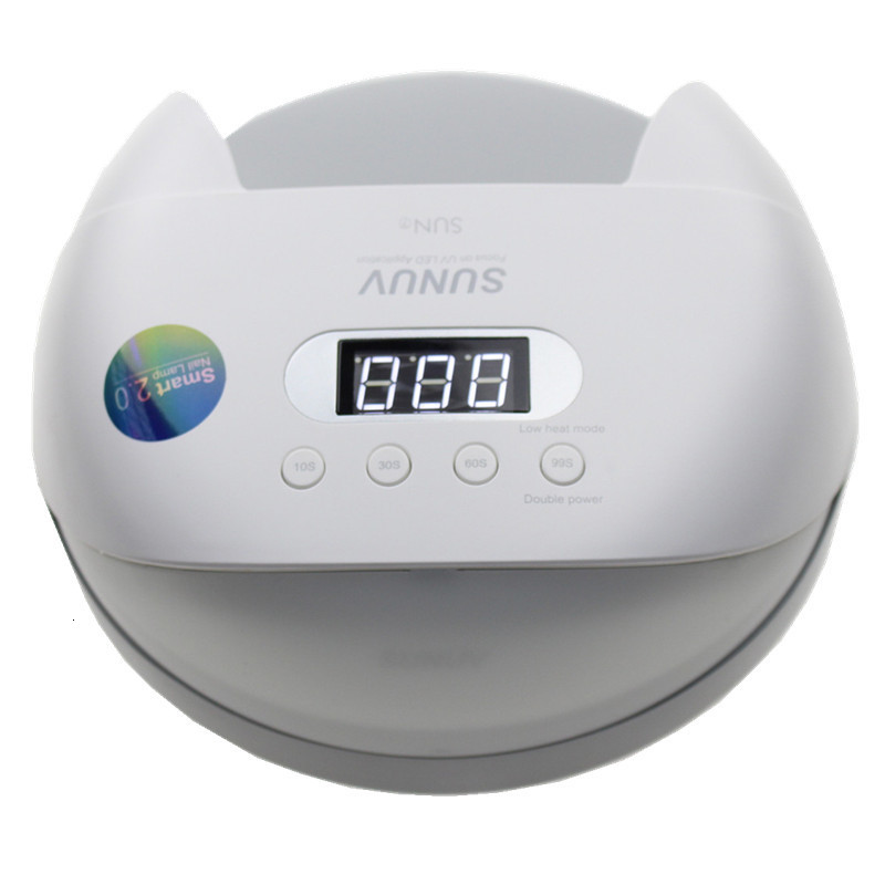 Nail Dryers SUN7 48W UV LED Power Storage Nail Lamp Double Light Source Nail Dryer Machine with Smart Timer Memory and Sensor With Battery 230414