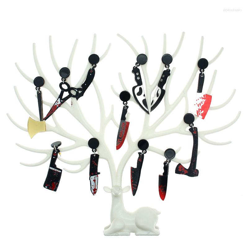 Dangle Earrings 1Pair Creative Halloween Ghost Face Ax Hatchet Acrylic Blood Knife Handmade Earring For Girl Birthday Gift
Dangle Earrings 1Pair Creative Halloween Ghost Face Ax Hatchet Acrylic Blood Knife Handmade Earring For Girl Birthday Gift