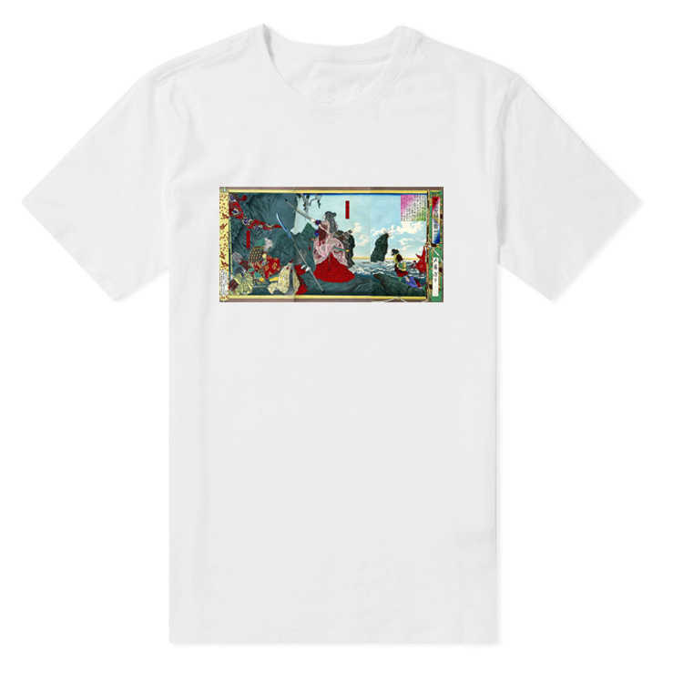 Japanese Ukiyoe Painting Artists Co branded Yuegang Fangnian Art Pure Cotton Short Sleeve Men' T-shirt
Japanese Ukiyoe Painting Artists Co branded Yuegang Fangnian Art Pure Cotton Short Sleeve Men' T-shirt