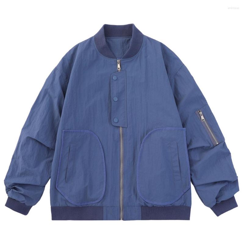 Men' Jackets Big Pockets Baseball Men 2023 Spring High Street Men' Man Clothing 3 Colors, Blue
Men' Jackets Big Pockets Baseball Men 2023 Spring High Street Men' Man Clothing 3 Colors, Blue