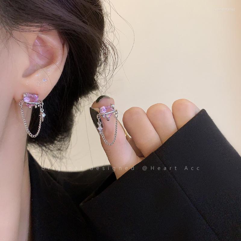 Dangle Earrings Pink Love Zircon Star Tassel Chain For Women Heart Sweet Romantic Crystal Girl Jewelry
Dangle Earrings Pink Love Zircon Star Tassel Chain For Women Heart Sweet Romantic Crystal Girl Jewelry