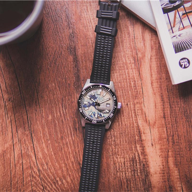 Wristwatches Proxima 40MM Ceramic Bezel Men's Fashion Diving Watches Mineral Glass NH35 Movement 200M WaterProof Waffle Strap Male Wristwatc, 65 ceramic bezel
Wristwatches Proxima 40MM Ceramic Bezel Men's Fashion Diving Watches Mineral Glass NH35 Movement 200M WaterProof Waffle Strap Male Wristwatc, 65 ceramic bezel