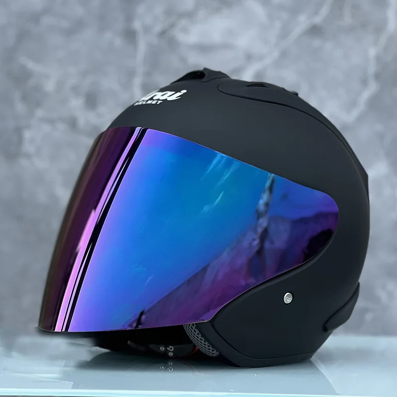 Cycling Helmets Open Face Motorcycle helmet 34 Ram4 GREY Riding Motocross Racing Motobike Helmet Casco De Motocicleta 231113