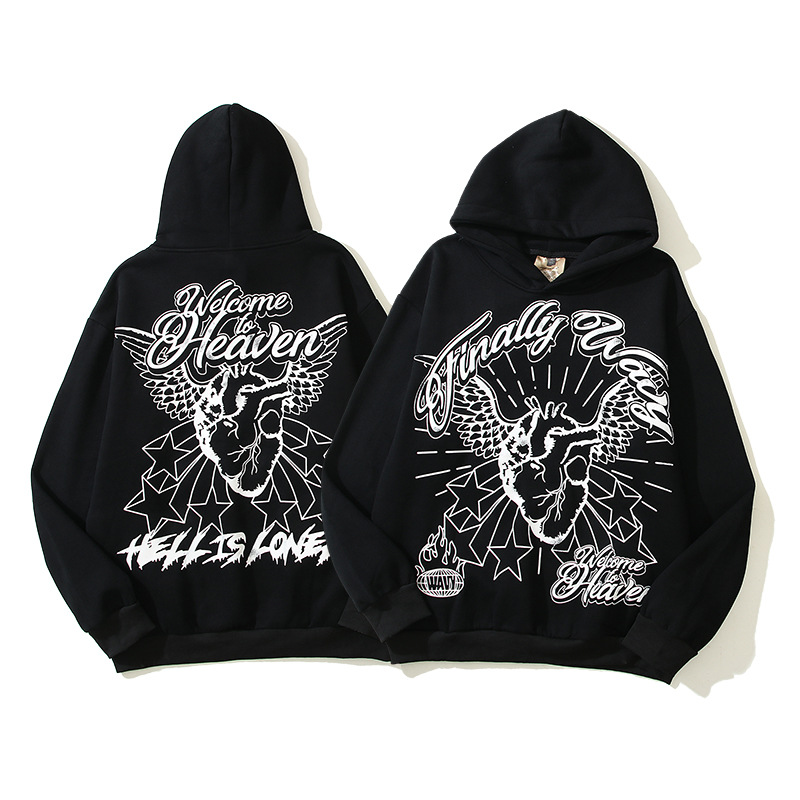 Sweatshirts Hoodies Men Women High Street Heart Graffiti Print Pullover Hoode Hip Hop Pullovers, Black
Sweatshirts Hoodies Men Women High Street Heart Graffiti Print Pullover Hoode Hip Hop Pullovers, Black