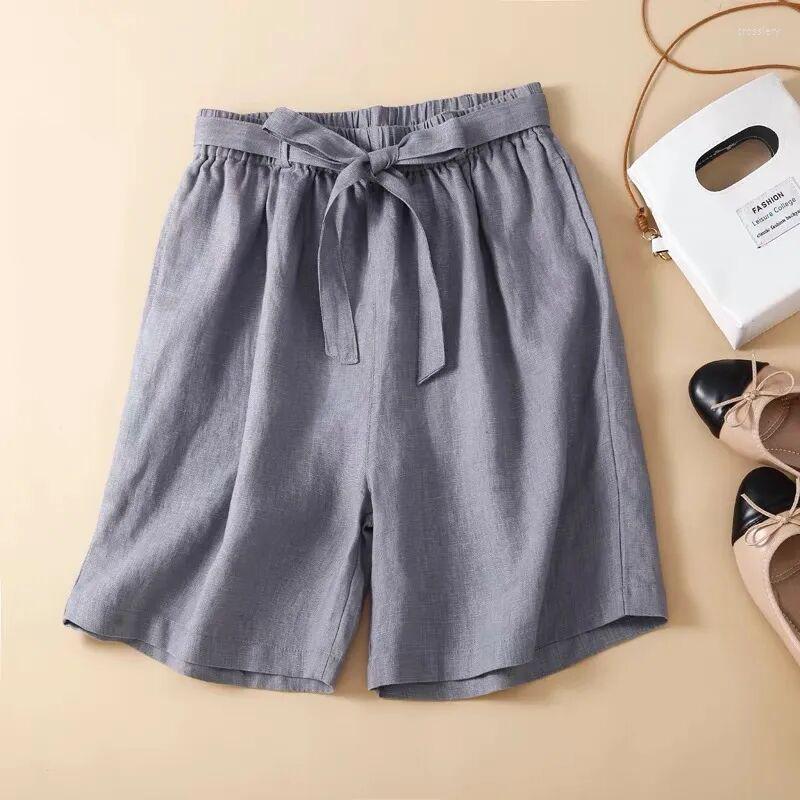 Women' Shorts Cotton And Linen Solid Color High Waist Wide Leg Summer Women' Lace Bow Loose Large Size Casual Five-point Pants, Black
Women' Shorts Cotton And Linen Solid Color High Waist Wide Leg Summer Women' Lace Bow Loose Large Size Casual Five-point Pants, Black