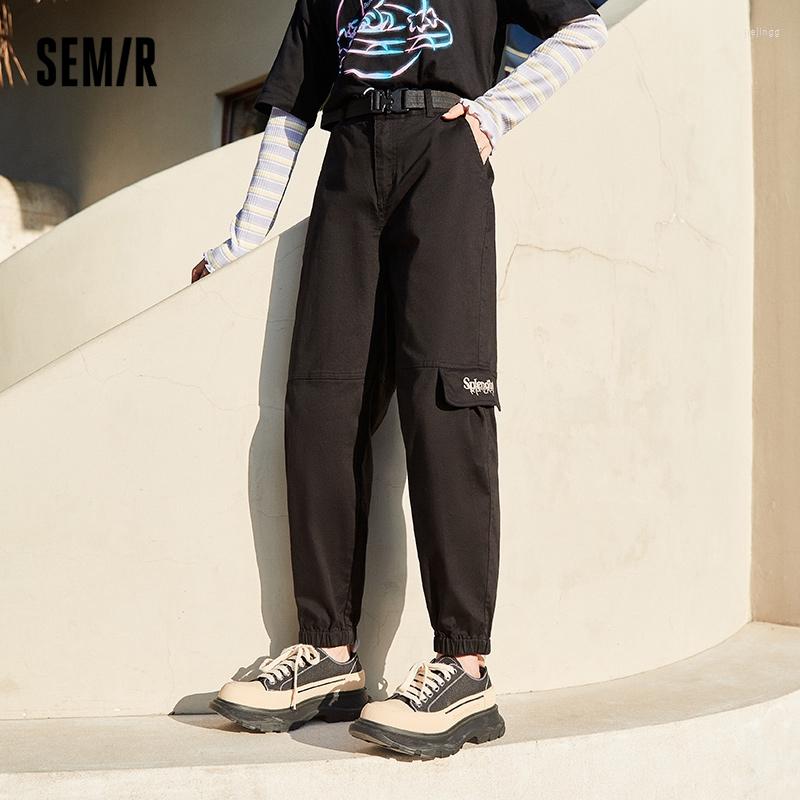 Women's Pants Overalls Women 2023 Spring And Autumn High Waist Casual Black Sweatpants Loose Small Body