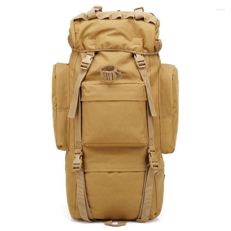 Backpack 65L Outdoor Military Rucksacks Oxford Waterproof Tactical Backpacks Sports Camping Hiking Trekking Fishing Hunting Bags, Khaki
Backpack 65L Outdoor Military Rucksacks Oxford Waterproof Tactical Backpacks Sports Camping Hiking Trekking Fishing Hunting Bags, Khaki