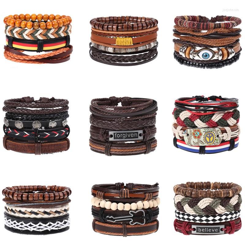 Charm Bracelets Vintage Bracelet For Men Woven Combination Suit Cowhide Lanyard DIY Men's Leather Europe And America
Charm Bracelets Vintage Bracelet For Men Woven Combination Suit Cowhide Lanyard DIY Men's Leather Europe And America