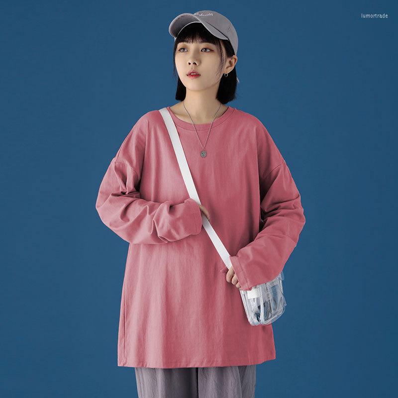 Women's T Shirts Long Sleeve Shirt For Women Autumn Fashion Solid Color T-shirts Cozy Streetwear Women's T-shirt Baggy Korean Trendy, Colour8
Women's T Shirts Long Sleeve Shirt For Women Autumn Fashion Solid Color T-shirts Cozy Streetwear Women's T-shirt Baggy Korean Trendy, Colour8