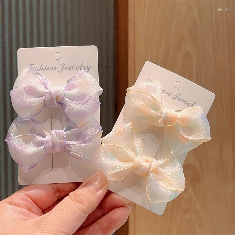 Hair Accessories 2PCS Fresh Sweet Princess Snow Yarn Bow Girls Hairpins Lovely Children Headwear Clip Hairgrips Barrettes, Pink
Hair Accessories 2PCS Fresh Sweet Princess Snow Yarn Bow Girls Hairpins Lovely Children Headwear Clip Hairgrips Barrettes, Pink