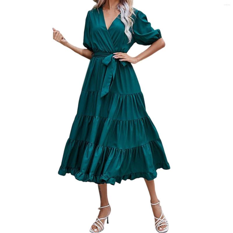 Casual Dresses Women' Elegant Long Skirt Fashion High Waist V Neck Holiday Mother Of Bride Dress For Women Summer, Green
Casual Dresses Women' Elegant Long Skirt Fashion High Waist V Neck Holiday Mother Of Bride Dress For Women Summer, Green