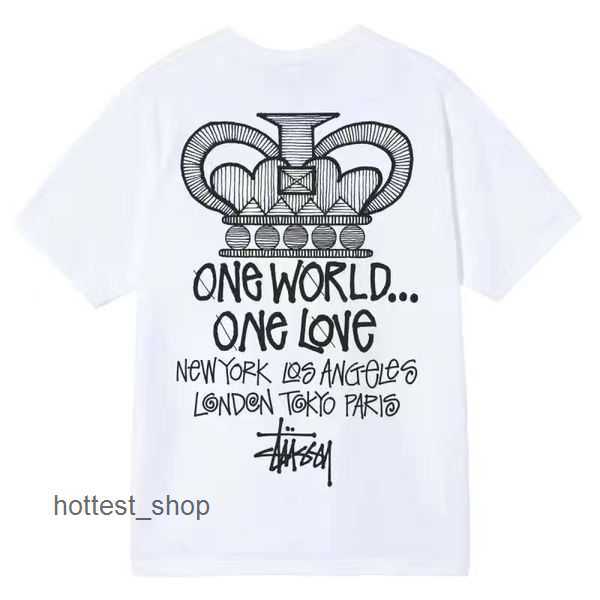 Stussys Fashion Brand Summer Short Sleeve and Women's Lovers Loose Crown Lion Ice Stick Print t Shirt 5 T3GW
Stussys Fashion Brand Summer Short Sleeve and Women's Lovers Loose Crown Lion Ice Stick Print t Shirt 5 T3GW