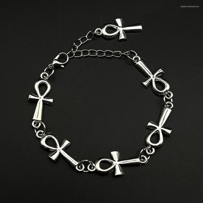 Charm Bracelets Ankh Vampire Bracelet Gothic Cross Religious Jewelry Victorian Link Wicca Jewelr Gift
Charm Bracelets Ankh Vampire Bracelet Gothic Cross Religious Jewelry Victorian Link Wicca Jewelr Gift