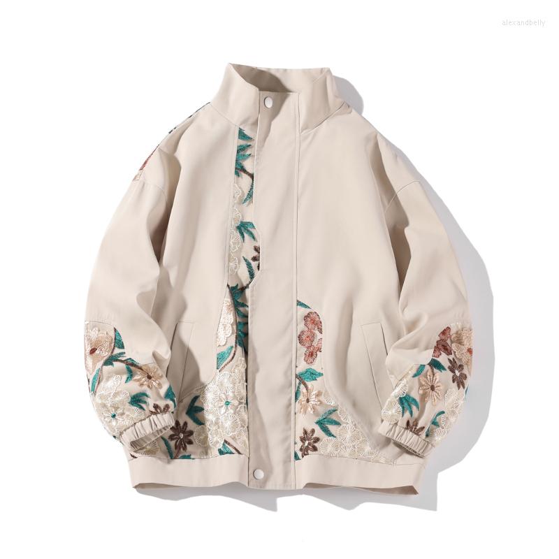 Men's Jackets 2023 Spring Embroidery Jacket Men Vintage Flower Patchwork Varsity Japanese Casual Coat Unisex Oversize Streetwear, Beige
Men's Jackets 2023 Spring Embroidery Jacket Men Vintage Flower Patchwork Varsity Japanese Casual Coat Unisex Oversize Streetwear, Beige