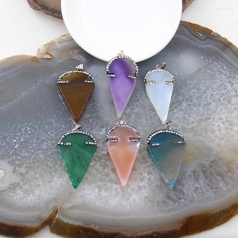 Pendant Necklaces 1pcs Natural Agates Slice Arrow Pendants Raw Stone Slab Pointed Paved Rhinestone Necklace For DIY Jewelry Making
Pendant Necklaces 1pcs Natural Agates Slice Arrow Pendants Raw Stone Slab Pointed Paved Rhinestone Necklace For DIY Jewelry Making