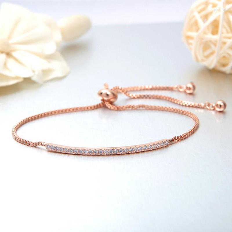 Link Bracelets Gold Plated Bracelet Smooth Bend Simple Fashion Fine Jewelry For Women Elegant Accessories Adjustable Chain
Link Bracelets Gold Plated Bracelet Smooth Bend Simple Fashion Fine Jewelry For Women Elegant Accessories Adjustable Chain