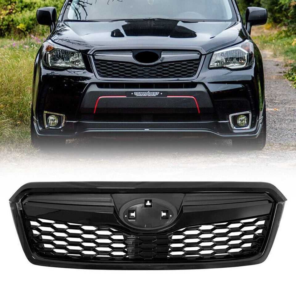 Gloss Black ABS Sti Style Front Grill Mesh Kit For Subaru Forester 2013-2018 Upper Bumper Grille Racing Grills
Gloss Black ABS Sti Style Front Grill Mesh Kit For Subaru Forester 2013-2018 Upper Bumper Grille Racing Grills