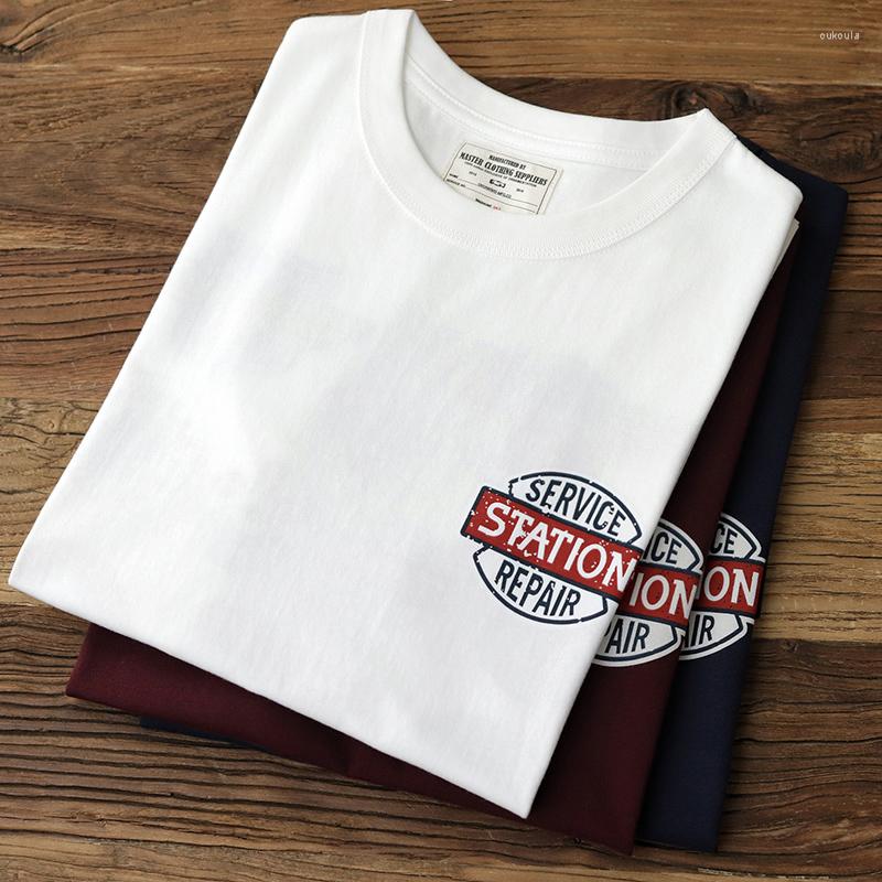Men's T Shirts Summer American Retro Short-sleeved O-neck Locomotive Style Printed T-shirt Men's Fashion Cotton Washed Casual Tops, White
Men's T Shirts Summer American Retro Short-sleeved O-neck Locomotive Style Printed T-shirt Men's Fashion Cotton Washed Casual Tops, White
