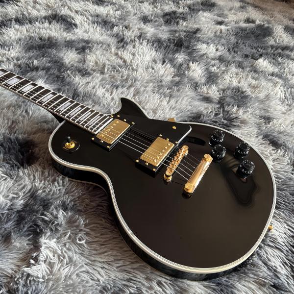 Custom LP electric guitar, gold hardware, 2 pickups, rosewood fingerboard, black solid mahogany body guitar,
Custom LP electric guitar, gold hardware, 2 pickups, rosewood fingerboard, black solid mahogany body guitar,