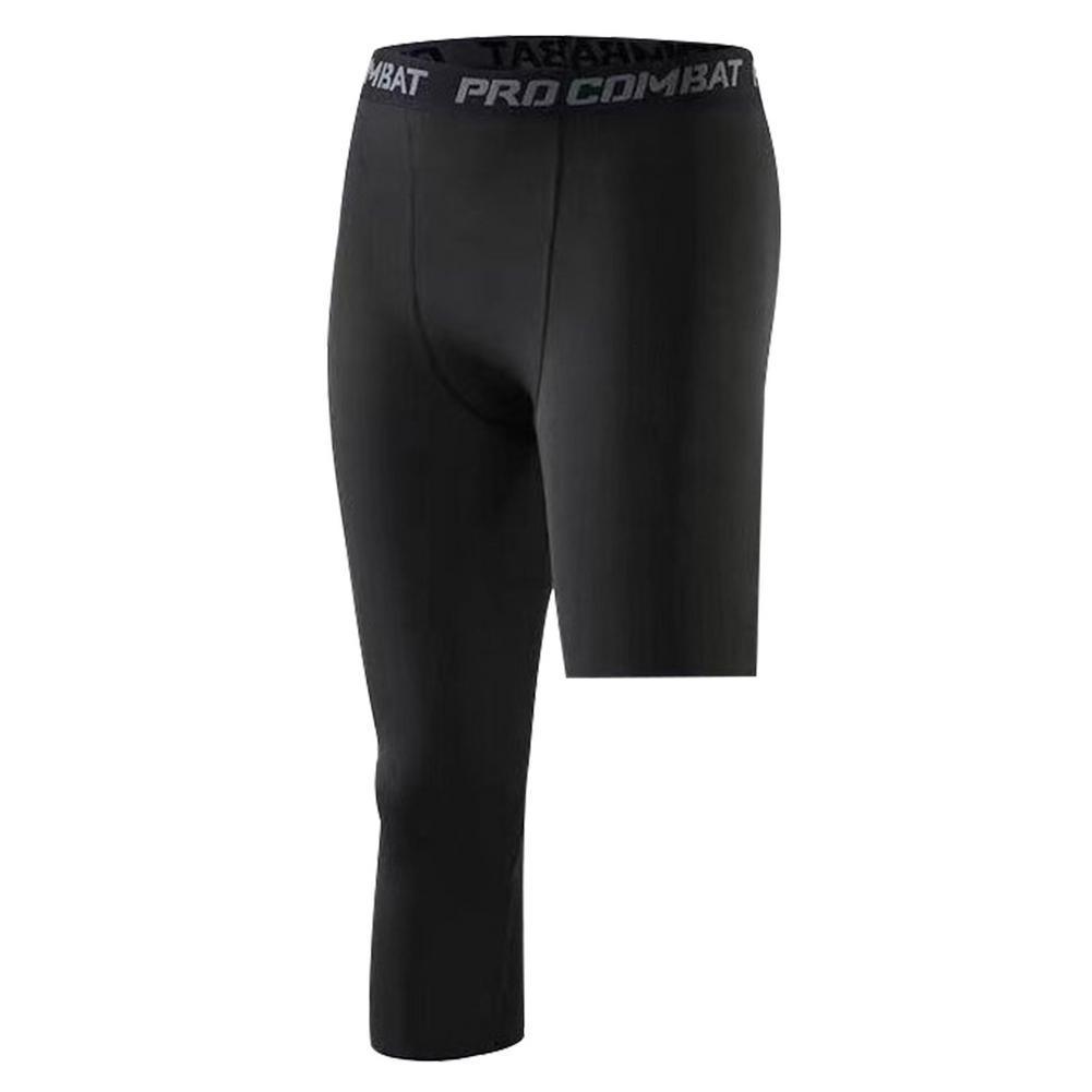 Other Sporting Goods Men's 34 Compression Pants One Leg Boys Basketball Tights Special Singleleg Design Base Layer Leggings For S 230413
Other Sporting Goods Men's 34 Compression Pants One Leg Boys Basketball Tights Special Singleleg Design Base Layer Leggings For S 230413