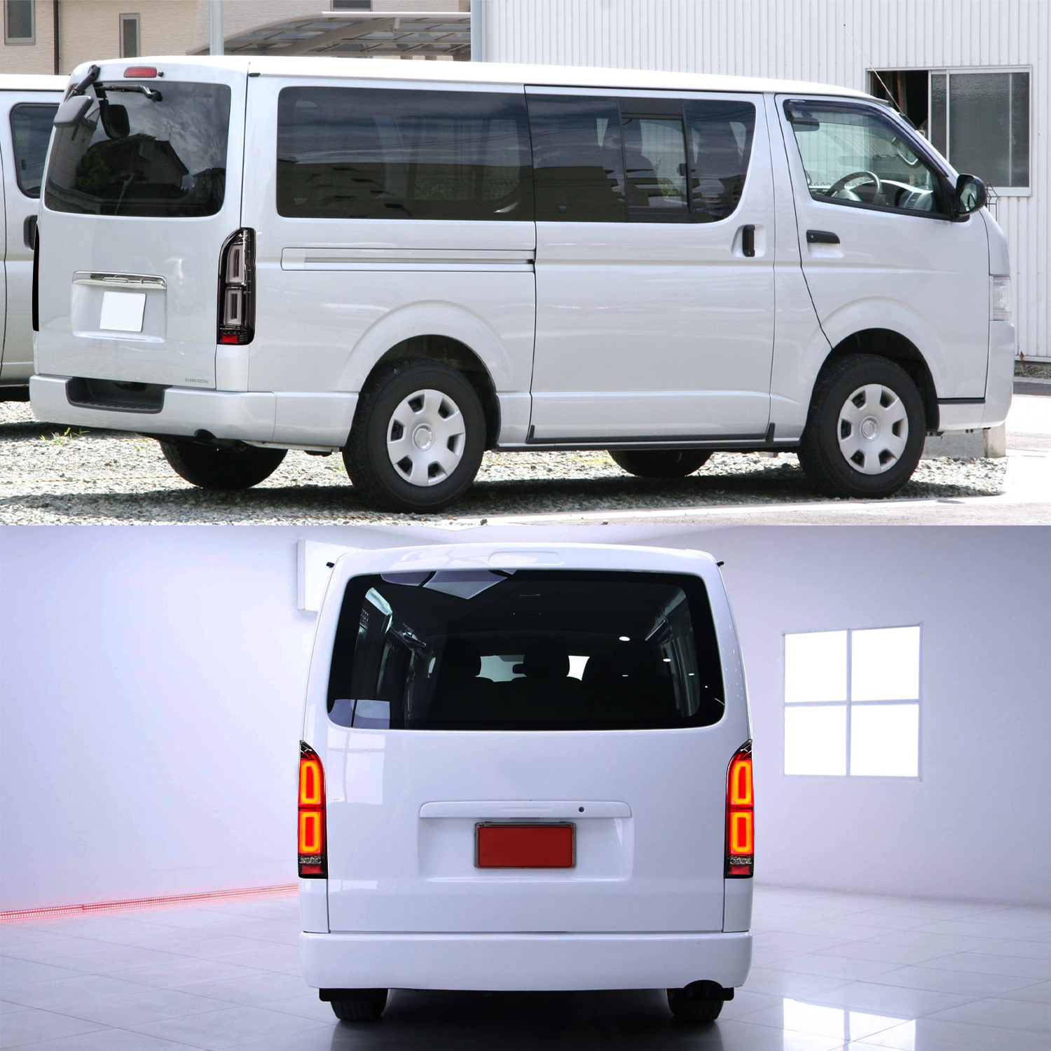 Auto Styling For TOYOTA HIACE 20 05-20 20 LED Lights Assembly Running Light Dynamic Turn Signal Taillights