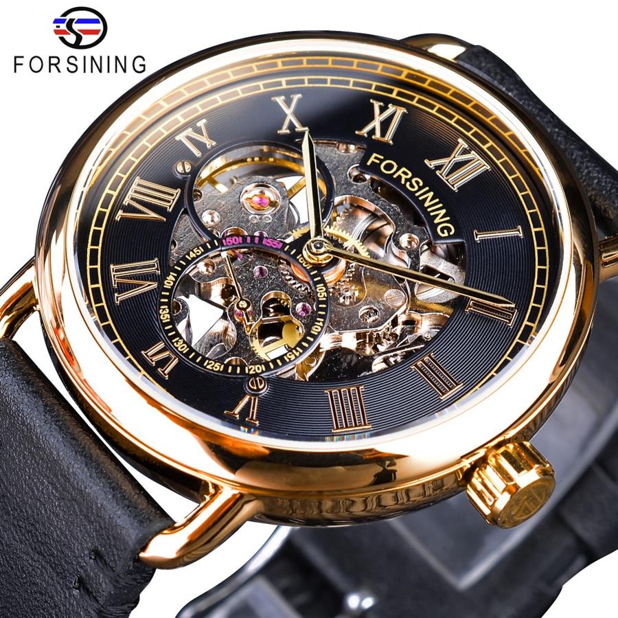 Forsining Classic Black Golden Openwork Watches Skeleton Mens Mechanical Wristwatches Top Brand Luxury Black Genuine Leather2487, No send watch for shipping
Forsining Classic Black Golden Openwork Watches Skeleton Mens Mechanical Wristwatches Top Brand Luxury Black Genuine Leather2487, No send watch for shipping