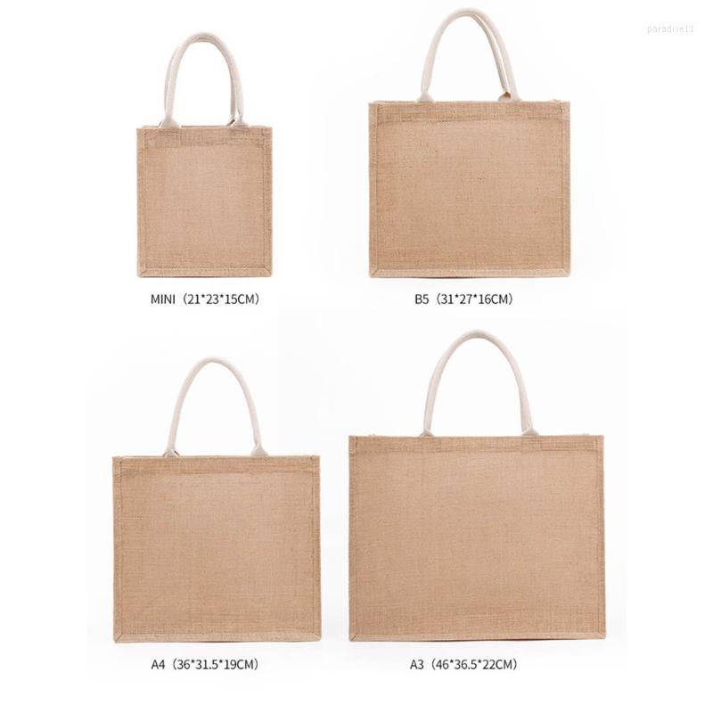 Shopping Bags Jute Burlap Tote Large Reusable Grocery With Handles Women Bag Beach Travel Storage Organizer, 31x27x16cm
Shopping Bags Jute Burlap Tote Large Reusable Grocery With Handles Women Bag Beach Travel Storage Organizer, 31x27x16cm