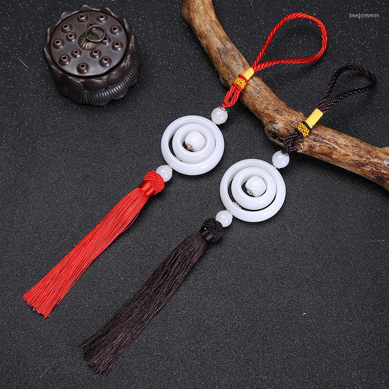 Keychains Natural Agate Car Accessorie White Jadeite Fashion Rearview Mirror Hanging Automobile Interior Decoration Ornament Accessories
Keychains Natural Agate Car Accessorie White Jadeite Fashion Rearview Mirror Hanging Automobile Interior Decoration Ornament Accessories