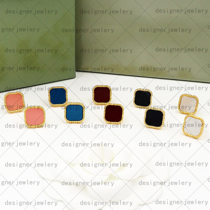 Fashion 4/Four Leaf Clover Earrings Charm Stud Back Mother of Pearl Silver 18K Gold Plated Agate for Women Valentine's Mother's Day Wedding Jewelry designer earrings
Fashion 4/Four Leaf Clover Earrings Charm Stud Back Mother of Pearl Silver 18K Gold Plated Agate for Women Valentine's Mother's Day Wedding Jewelry designer earrings