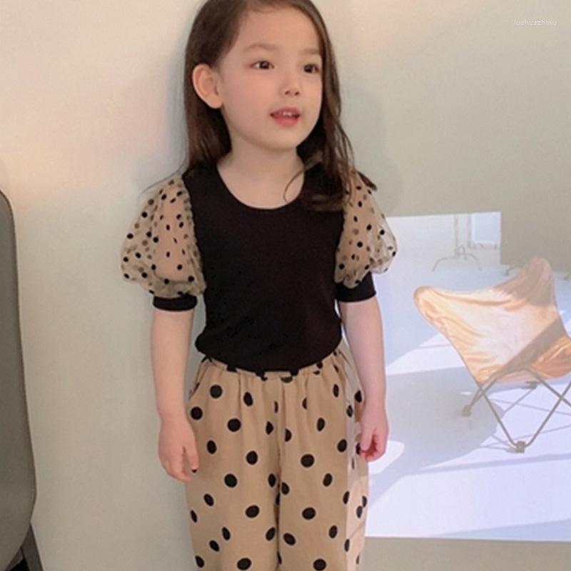 Clothing Sets Shirts Kids Pants O-neck Collar Short Sleeve Pullover Ankle Length Loose Straight Designable Summer Children Girls, Beige
Clothing Sets Shirts Kids Pants O-neck Collar Short Sleeve Pullover Ankle Length Loose Straight Designable Summer Children Girls, Beige