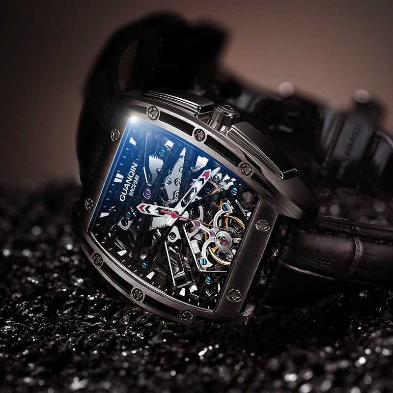 Luxury milles Top Ten Brands Swiss New Richards Watch Men's Fully Automatic Square Mechanical Watch Hollow Out Waterproof Men's Watch Trend ayw, Black shell;black face;black skin
Luxury milles Top Ten Brands Swiss New Richards Watch Men's Fully Automatic Square Mechanical Watch Hollow Out Waterproof Men's Watch Trend ayw, Black shell;black face;black skin