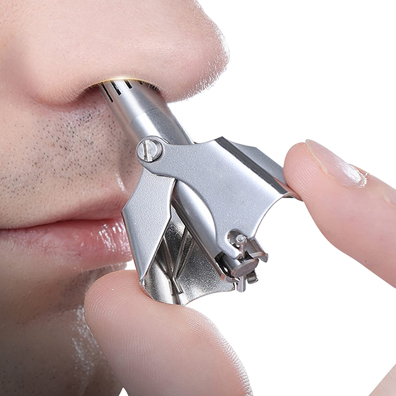 Manual Ear and Nose Hair Trimmer Stainless Steel Painless Professional Rotary Hair Clipper Washable Ear Hair Cutter with Brush
Manual Ear and Nose Hair Trimmer Stainless Steel Painless Professional Rotary Hair Clipper Washable Ear Hair Cutter with Brush