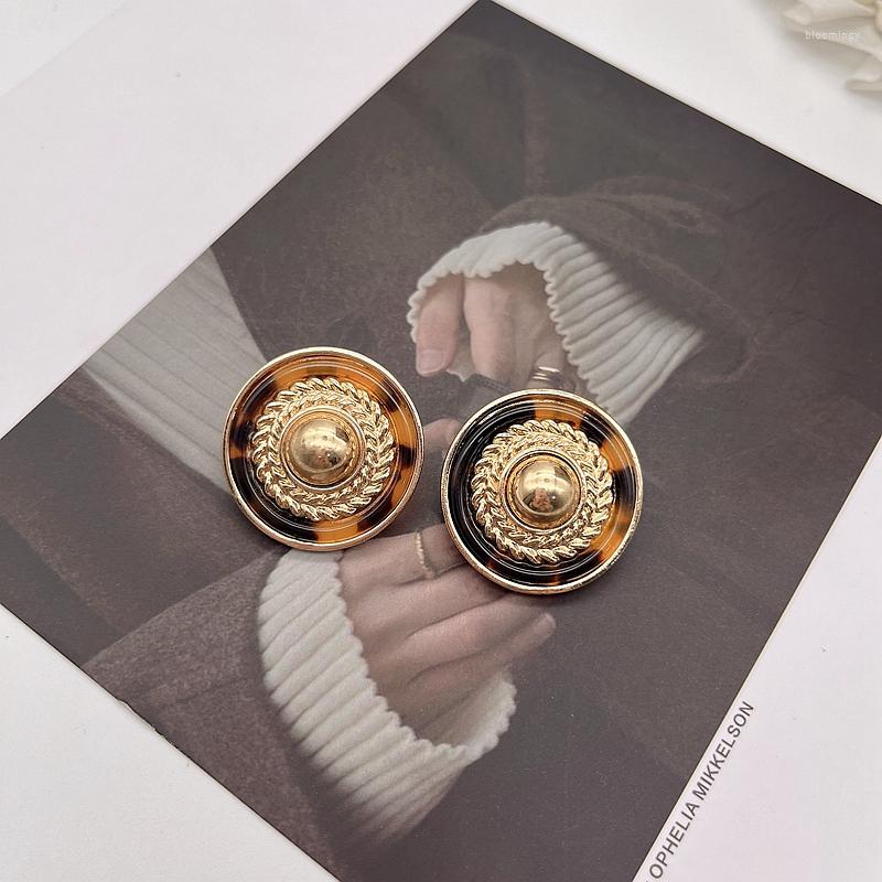 Stud Earrings Turtoise Resin Round Statement Metal Alloy Accessories Punk Styles Jewelry
Stud Earrings Turtoise Resin Round Statement Metal Alloy Accessories Punk Styles Jewelry