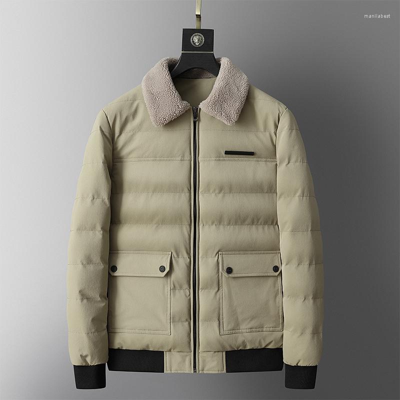 Men's Down YASUGUOJI 2023 Casual Fleece Turn-down Collar Jacket Men Warm Winter Mens Zipper Cotton Padded Hiver Homme, Khaki y827
Men's Down YASUGUOJI 2023 Casual Fleece Turn-down Collar Jacket Men Warm Winter Mens Zipper Cotton Padded Hiver Homme, Khaki y827