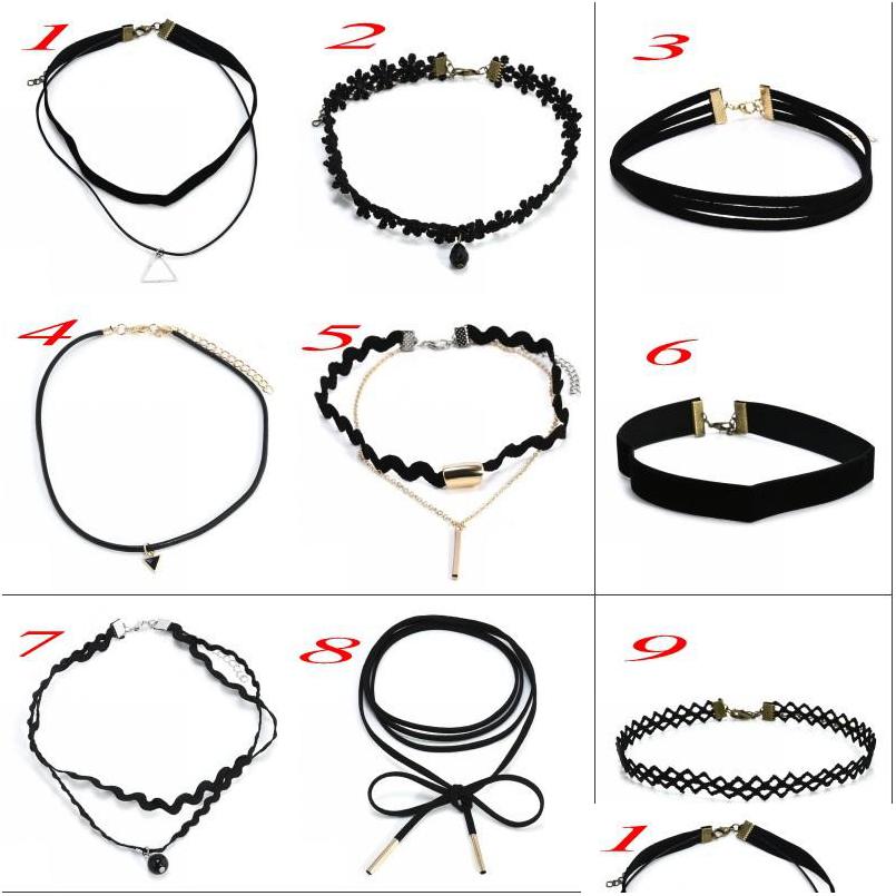 Chokers Fashion Gothic Double Neck Chain Suit Lace Choker Korean Veet Necklace Jewelry Small Gift To Send Girls Drop Deliver Dhgarden Dhr73
Chokers Fashion Gothic Double Neck Chain Suit Lace Choker Korean Veet Necklace Jewelry Small Gift To Send Girls Drop Deliver Dhgarden Dhr73