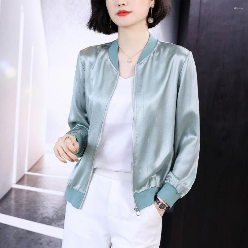 Women's Jackets 2023 Women Coat Fashion Lady Silk Bright Short Smooth Lined Jacket Open Stitch For Daily Wear T693, Pink
Women's Jackets 2023 Women Coat Fashion Lady Silk Bright Short Smooth Lined Jacket Open Stitch For Daily Wear T693, Pink