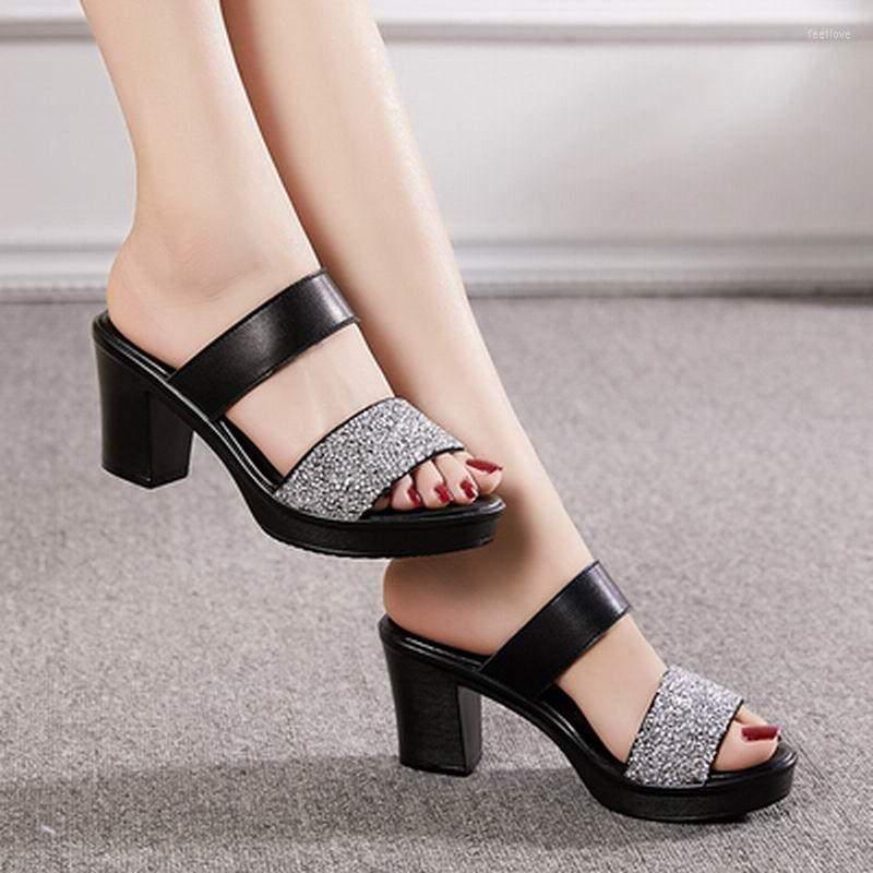 Slippers Women Slipper's 2023 Ladies Summer Shoes High Heels Fashion Rhinestone Genuine Leather, White
Slippers Women Slipper's 2023 Ladies Summer Shoes High Heels Fashion Rhinestone Genuine Leather, White