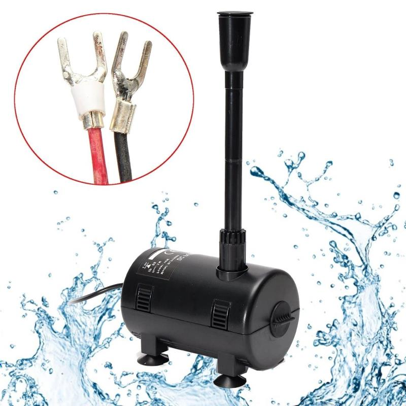 1550L/H DC 12V-24V Brushless Solar Motor Water Pump Portable Mini Submersible Watering Garden Fish Pond Water Fountain Pump Pnlgl