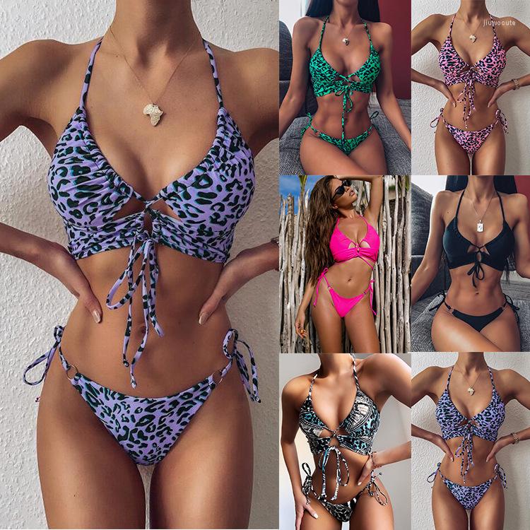 Women' Swimwear Ladies Split Leopard Printed Bikini Women Two-piece Swimsuit Sexy String 2 Piece Sets Womens Swimsuits, Purple
Women' Swimwear Ladies Split Leopard Printed Bikini Women Two-piece Swimsuit Sexy String 2 Piece Sets Womens Swimsuits, Purple