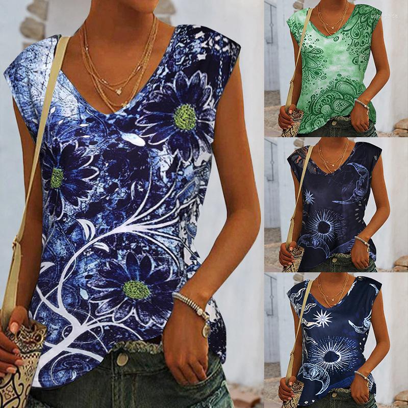 Women' T Shirts Women' 2023 Fashion Printed Tank Top Pullover T-Shirt Casual Loose Sleeveless Plus Size Sexy V-Neck Streetwear, Black
Women' T Shirts Women' 2023 Fashion Printed Tank Top Pullover T-Shirt Casual Loose Sleeveless Plus Size Sexy V-Neck Streetwear, Black