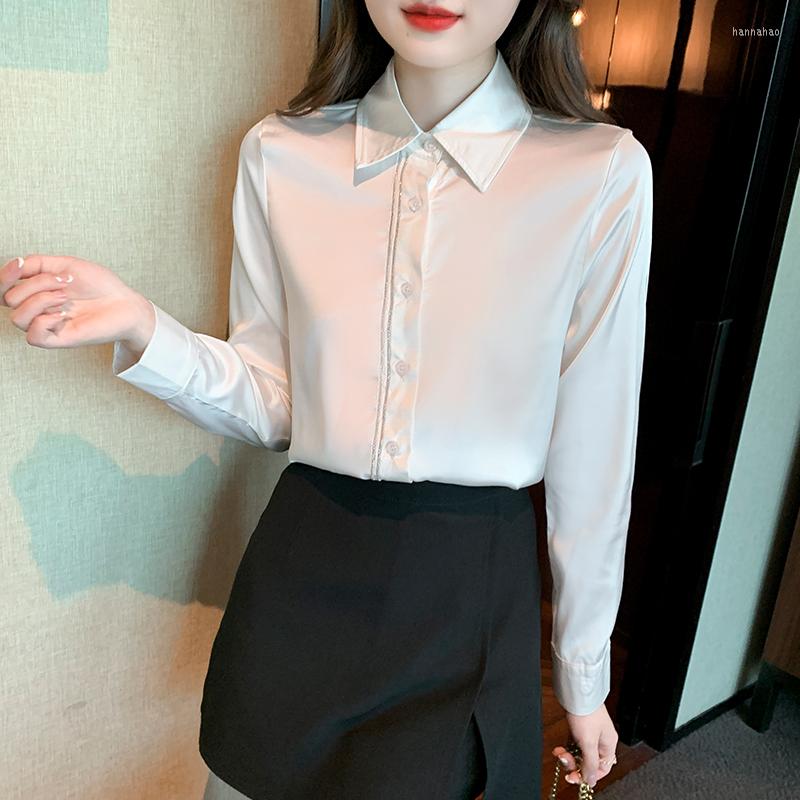Women' Blouses 2023 Spring Summer Women' Silk Chic Office Ladies Shirts Long Sleeve Tops Blusas Mujer, Multi
Women' Blouses 2023 Spring Summer Women' Silk Chic Office Ladies Shirts Long Sleeve Tops Blusas Mujer, Multi