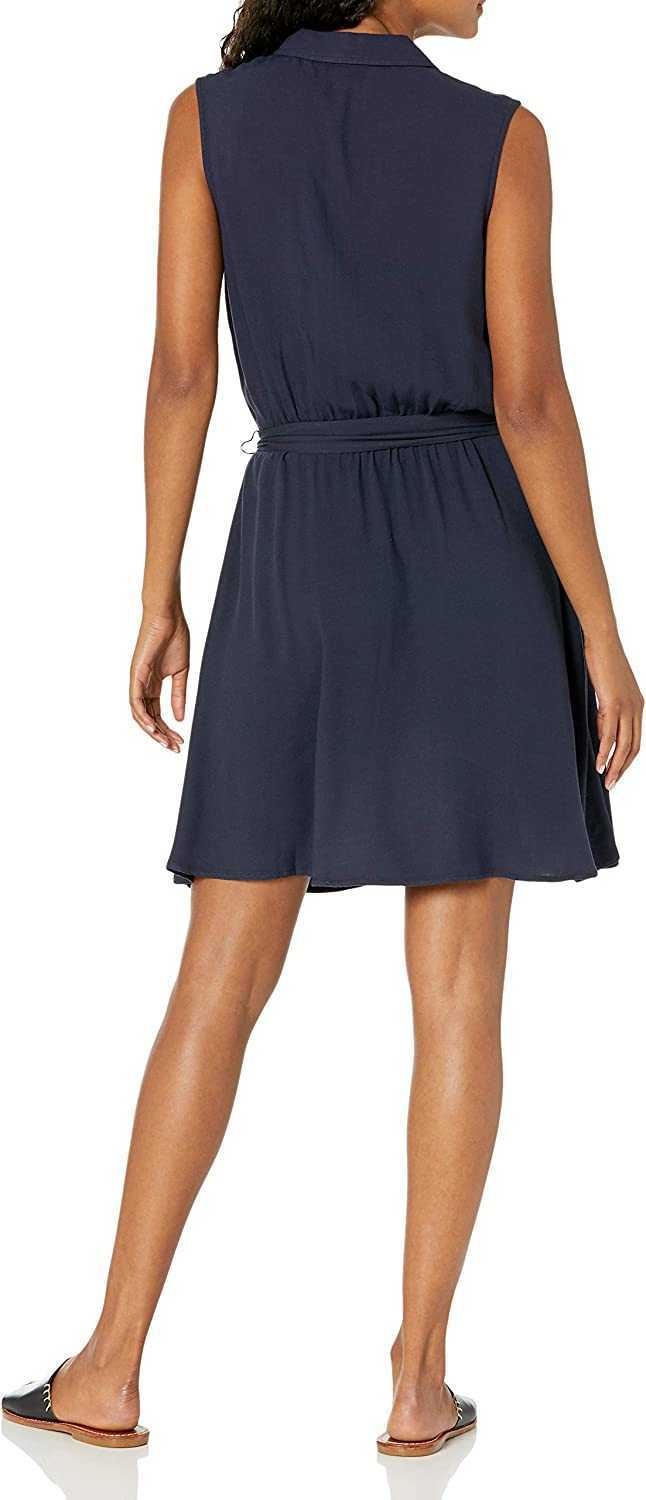 2023 Women's Sleeveless Woven Shirt Dress New Prom Dress A-line Dress Casual Fashion Versatile Girls' Dress