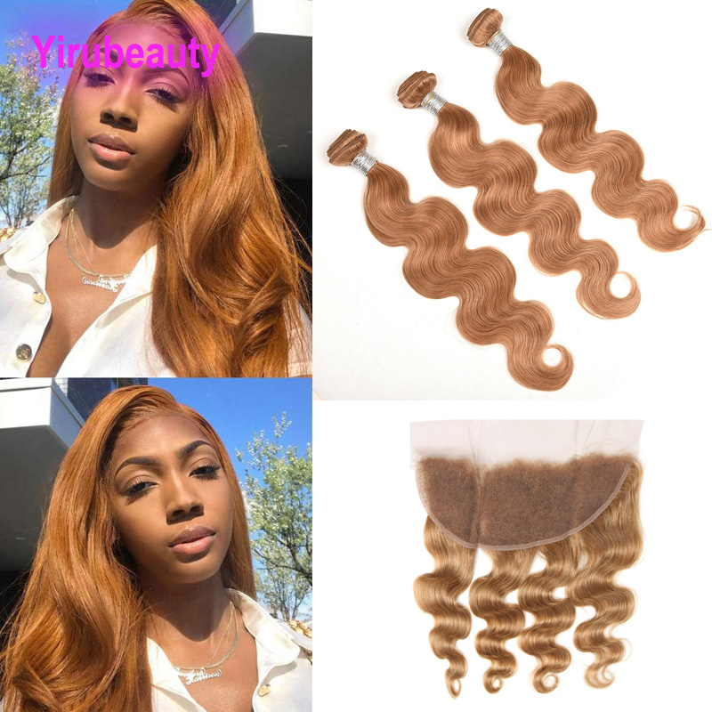Indian Human Hair 27# Color Straight Bundles With 13X4 Lace Frontal Pre Plucked Body Wave 4 PCS/lot
Indian Human Hair 27# Color Straight Bundles With 13X4 Lace Frontal Pre Plucked Body Wave 4 PCS/lot